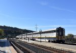 Amtrak Capitol Corridor Train # 536, enroute from Oakland Jack London Square to Sacramento arriving into MTZ. 